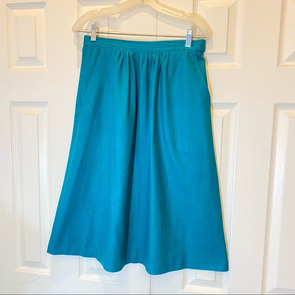 Vintage1970s 100% Raw Silk 3-pc Blazer/skirt/slacks Jacket Hong Kong, 12 TALL - Picture 4 of 15